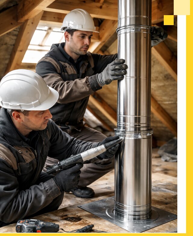 Монтаж дымоходов для каминов в Камне-на-Оби с гарантией качества