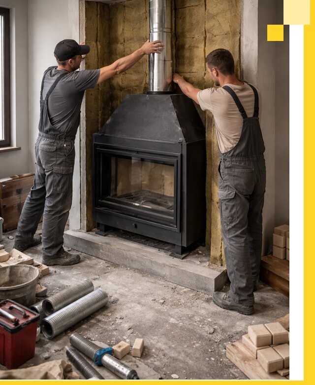 Изготовление и монтаж закрытых каминов в Камне-на-Оби под ключ