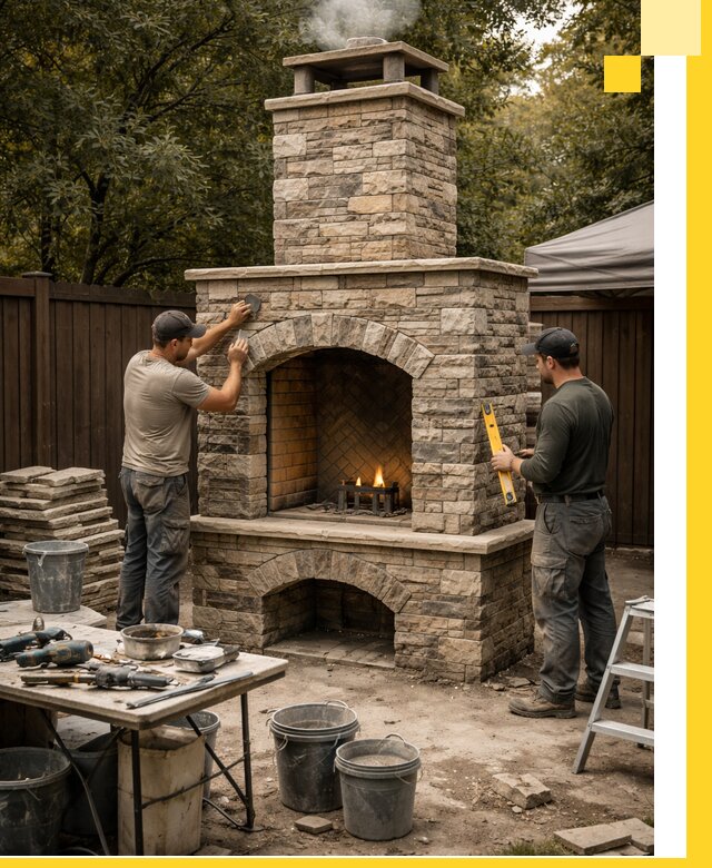 Проектирование и установка уличных каминов в Камне-на-Оби