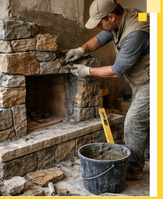 Изготовление и установка каменных каминов под ключ в Камне-на-Оби