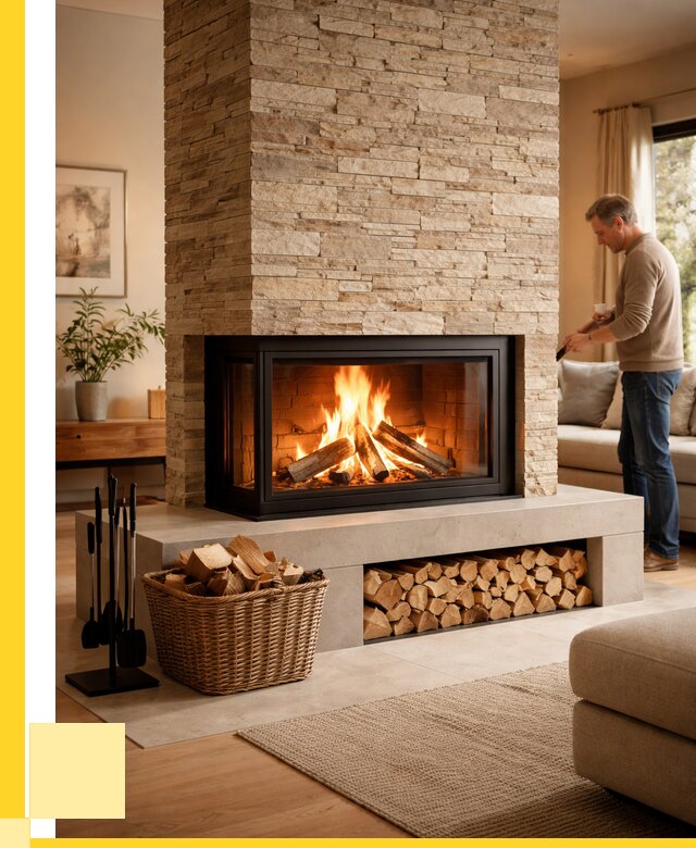 Дровяной камин под ключ в Камне-на-Оби от 203000 р. | ЭриданКно