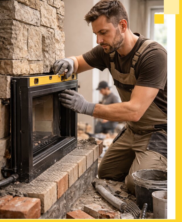 Дровяные камины под ключ в Камне-на-Оби: монтаж, обустройство