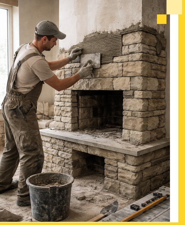 Строительство каминов под ключ в Камне-на-Оби от проектирования до монтажа