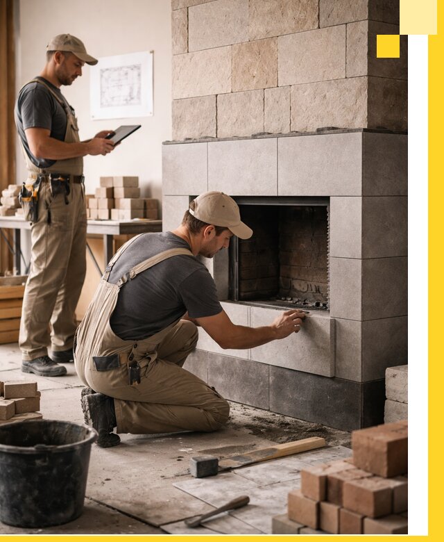 Индивидуальные проекты каминов и каминных систем в Камне-на-Оби