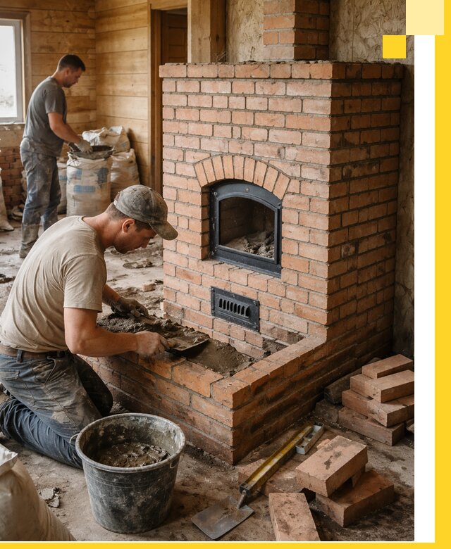 Профессиональное строительство печей в Камне-на-Оби под ключ