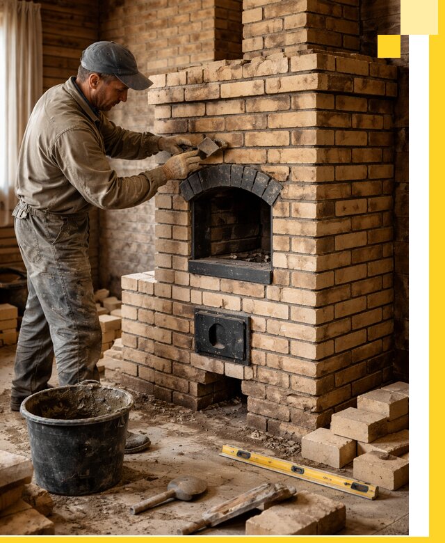 Кирпичные печи под ключ в Камне-на-Оби: проектирование и кладка