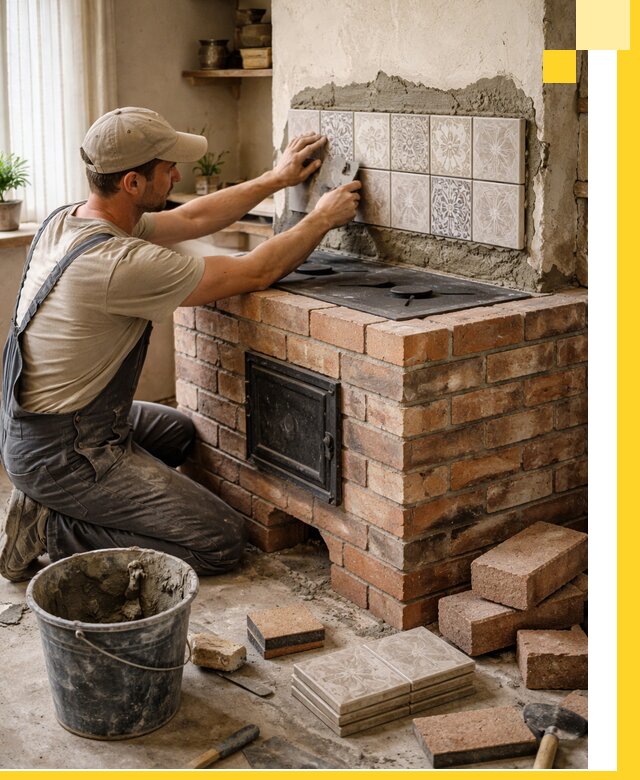 Печи с плитой на заказ монтаж гарантия и сервис в Камне-на-Оби