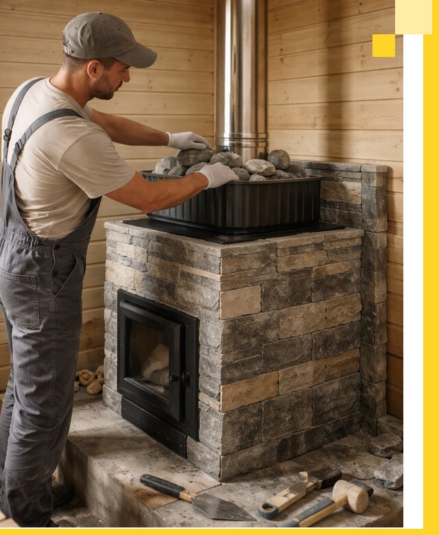 Печи для парной в Камне-на-Оби, производство, монтаж и обслуживание