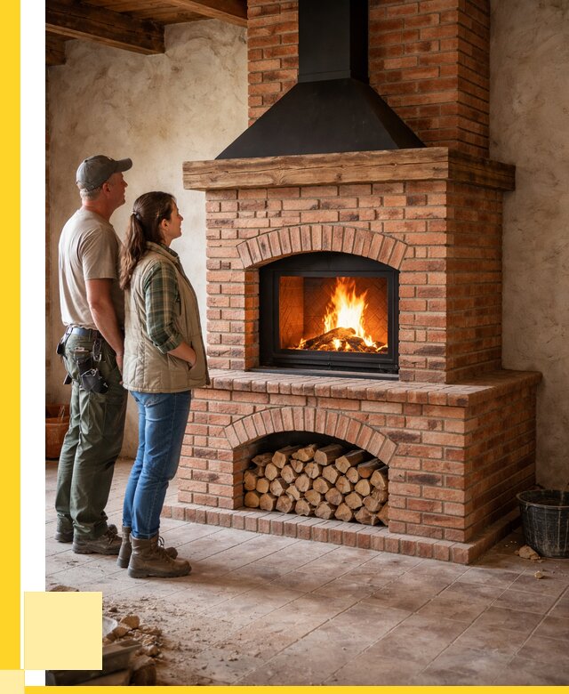 Печи камины из кирпича в Камне-на-Оби от 121800 р. | ЭриданКно