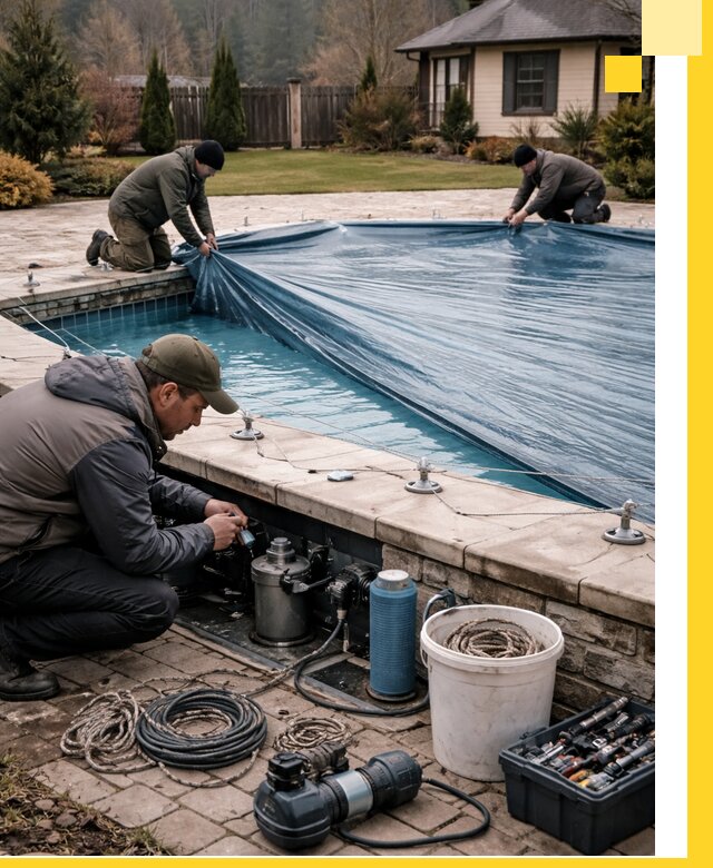 Консервация бассейнов в Камне-на-Оби: подготовка к длительному хранению