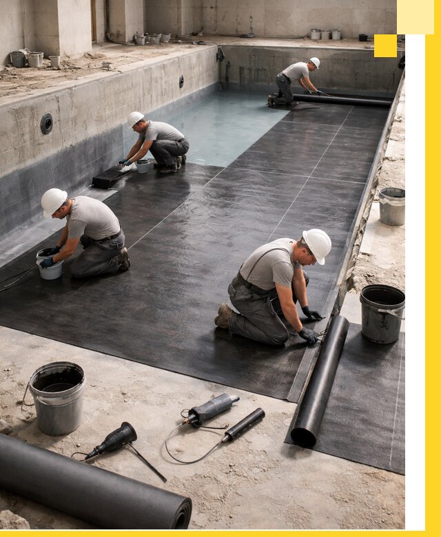 Профессиональная гидроизоляция бассейнов и чаш в Камне-на-Оби под ключ