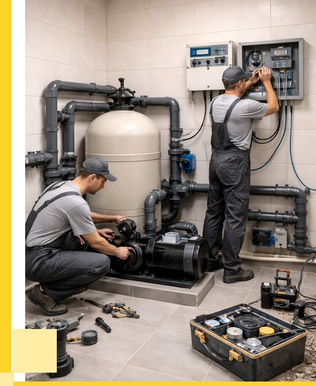 Монтаж оборудования для бассейнов в Камне-на-Оби от 40600 р. | ЭриданКно