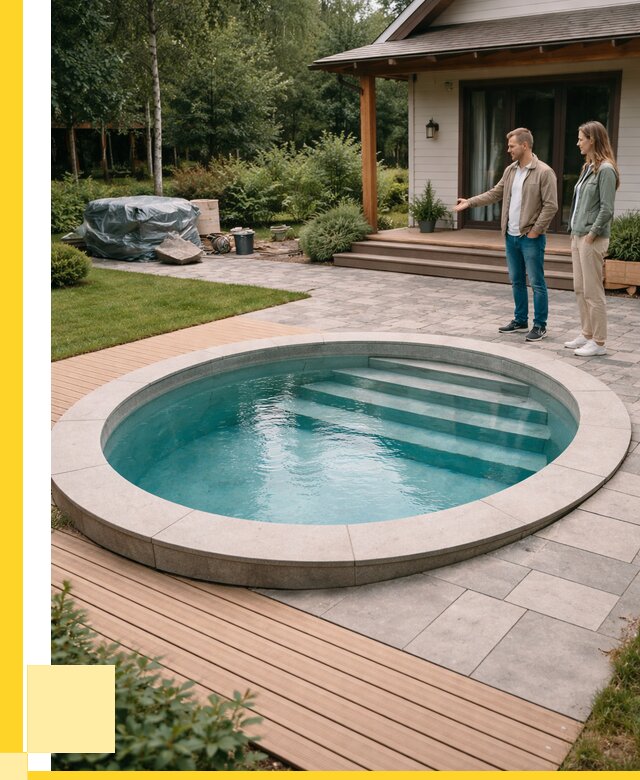 Бассейн на даче под ключ в Камне-на-Оби от 203000 р., ЭриданКно