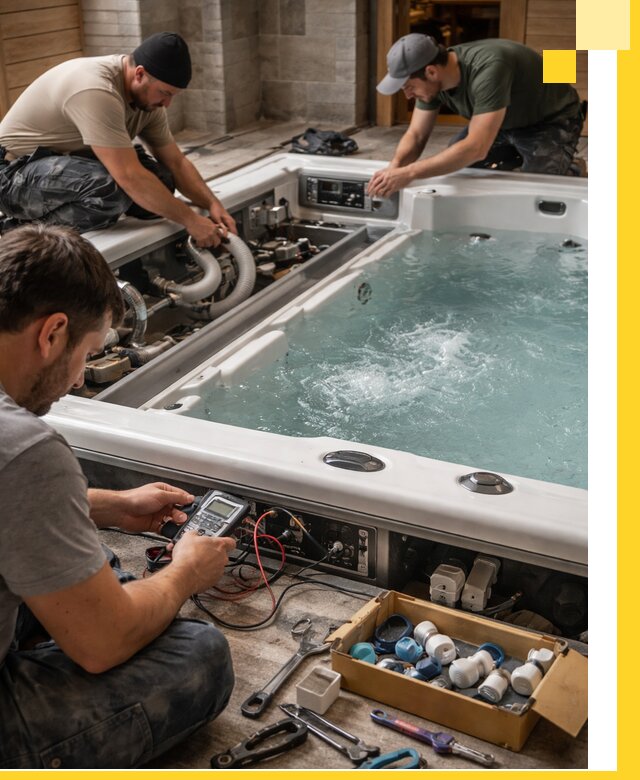 Гидромассажные бассейны под ключ в Камне-на-Оби, дизайн и монтаж