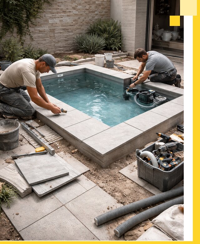 Мини бассейны под ключ в Камне-на-Оби, дизайн и установка