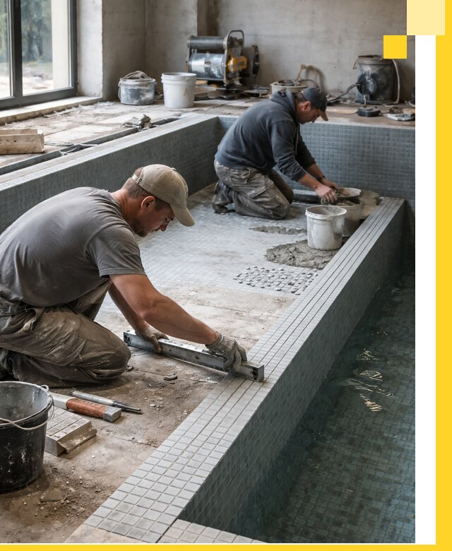 Строительство бассейна в частном доме в Камне-на-Оби под ключ