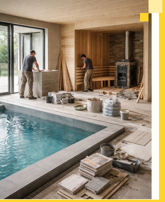 Проектирование и строительство бань с бассейном в Камне-на-Оби