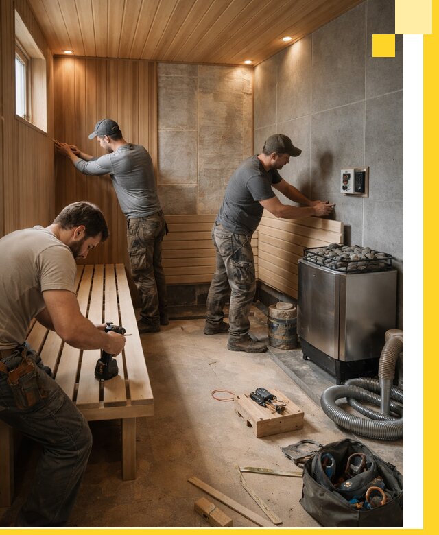 Сауны под ключ в Камне-на-Оби, проектирование, строительство, отделка