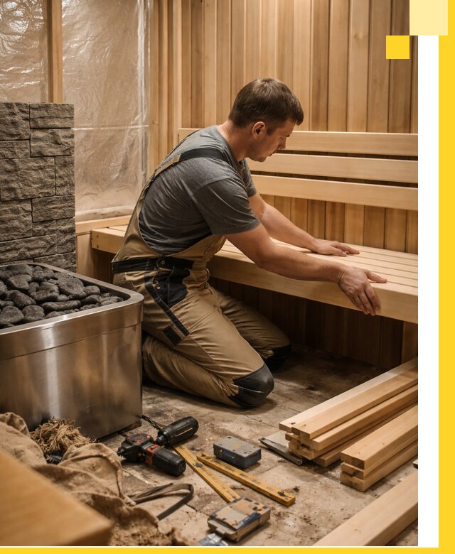 Сауны для дома под ключ с проектированием и монтажом в Камне-на-Оби