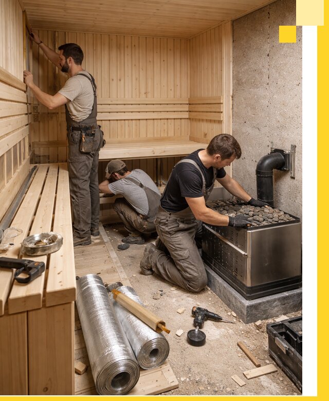 Индивидуальные сауны на заказ в Камне-на-Оби под ключ, проект и монтаж