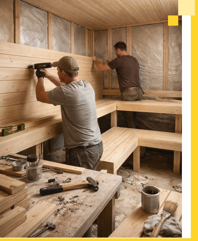 Профессиональная отделка бань и саун под ключ в Камне-на-Оби