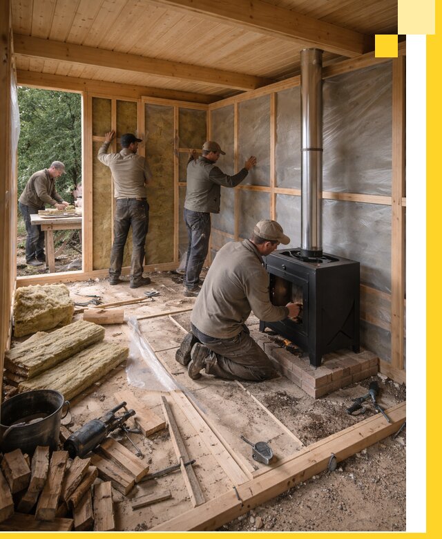 Профессиональный монтаж бань под ключ в Камне-на-Оби для дома