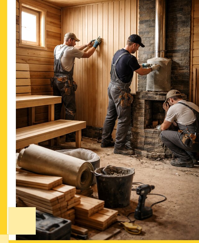 Ремонт бань под ключ в Камне-на-Оби от 45675 р. | ЭриданКно