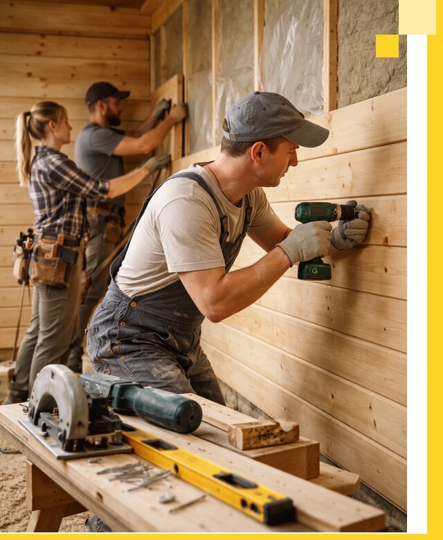 Обшивка бань под ключ в Камне-на-Оби: отделка стен и потолков