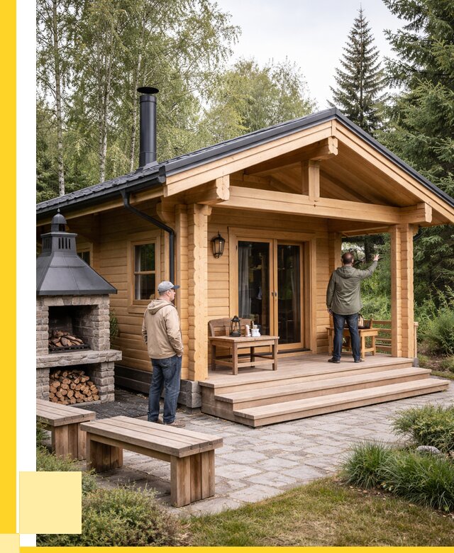 Деревянные бани под ключ в Камне-на-Оби от 456750 р. | ЭриданКно