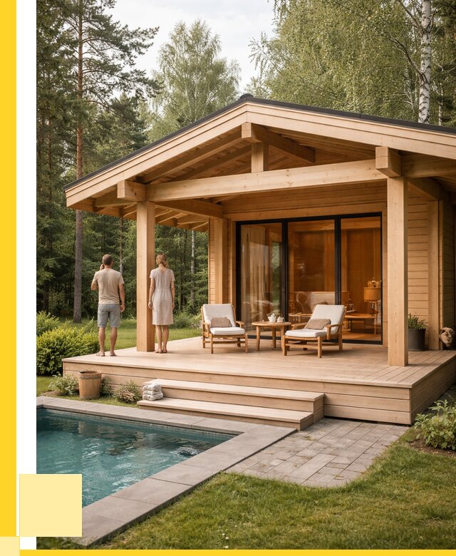 Бани с террасой под ключ в Камне-на-Оби от 609000 р. | ЭриданКно