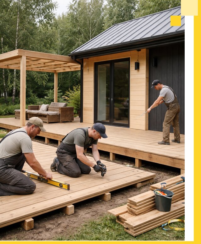 Строительство бань с террасой и бассейном под ключ в Камне-на-Оби