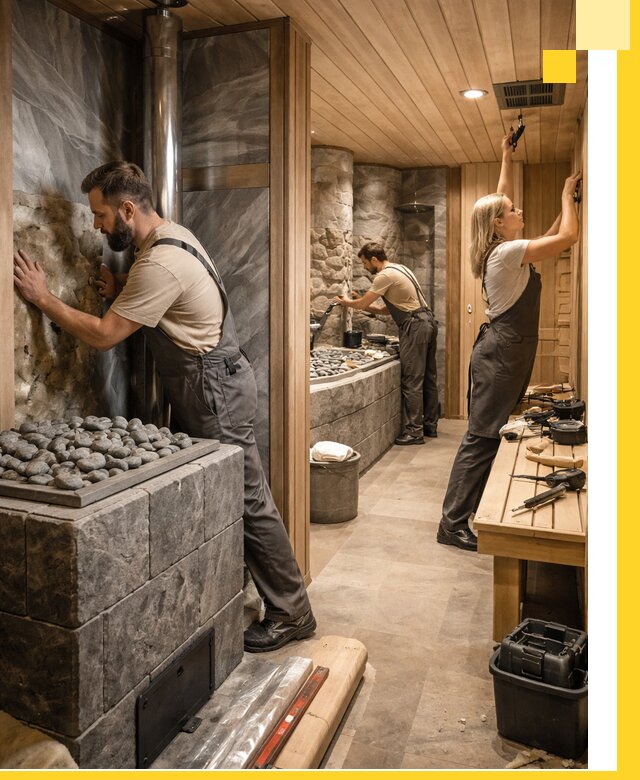 Строительство бань и SPA процедур в Камне-на-Оби под ключ и отделкой