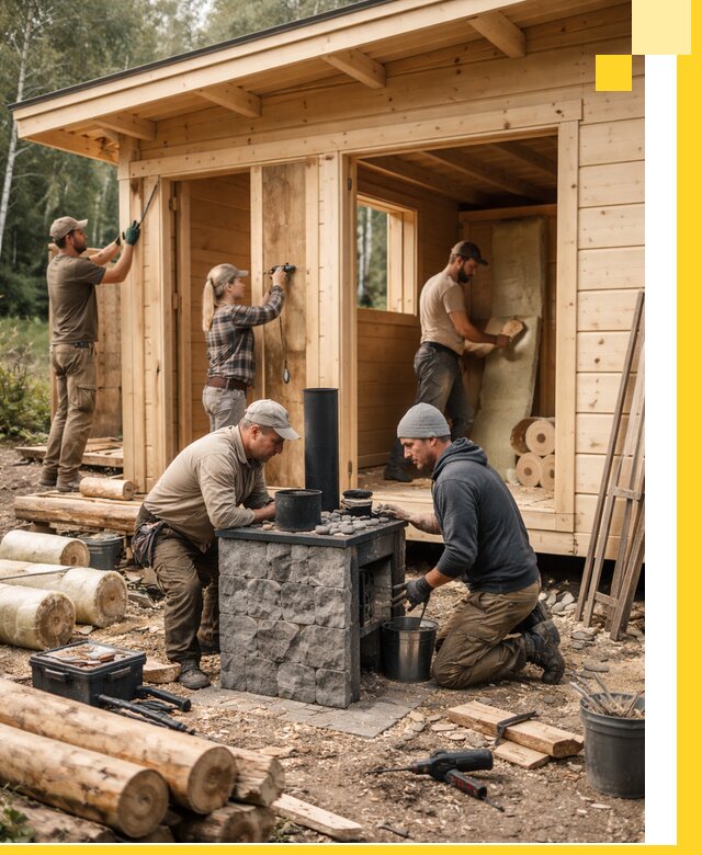 Купить баню под ключ в Камне-на-Оби строительство монтаж отделка