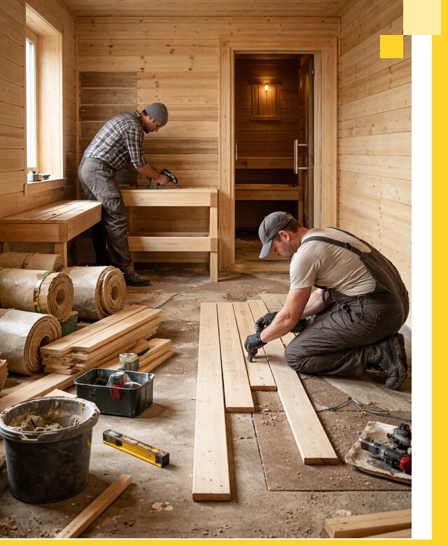 Индивидуальный проект бани с комнатой отдыха под ключ в Камне-на-Оби