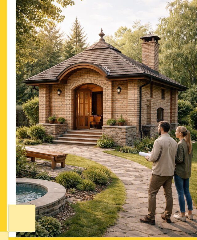 Проект кирпичной бани в Камне-на-Оби от 30450 р. | ЭриданКно