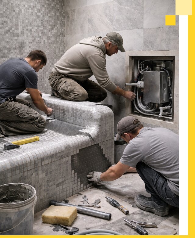 Проекты хамамов под ключ в Камне-на-Оби и дизайн и строительство