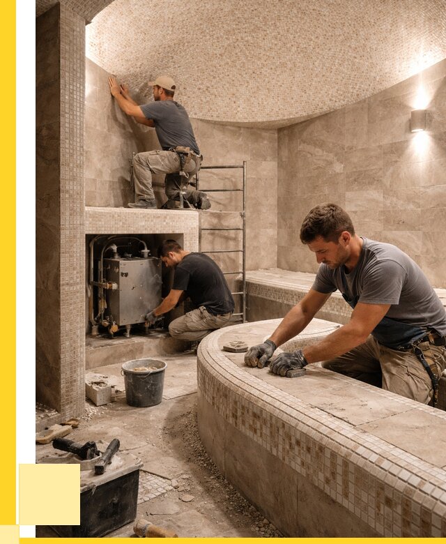 Монтаж хамамов под ключ в Камне-на-Оби от 253750 р. ЭриданКно