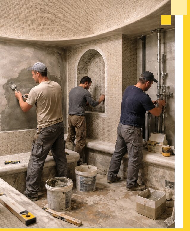 Профессиональный монтаж хамамов под ключ в Камне-на-Оби с гарантией