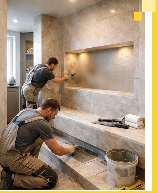 Профессиональное строительство хамама в квартире в Камне-на-Оби