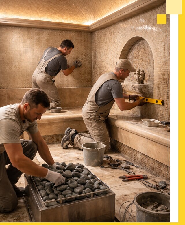 Проектирование и строительство хамама и сауны в Камне-на-Оби