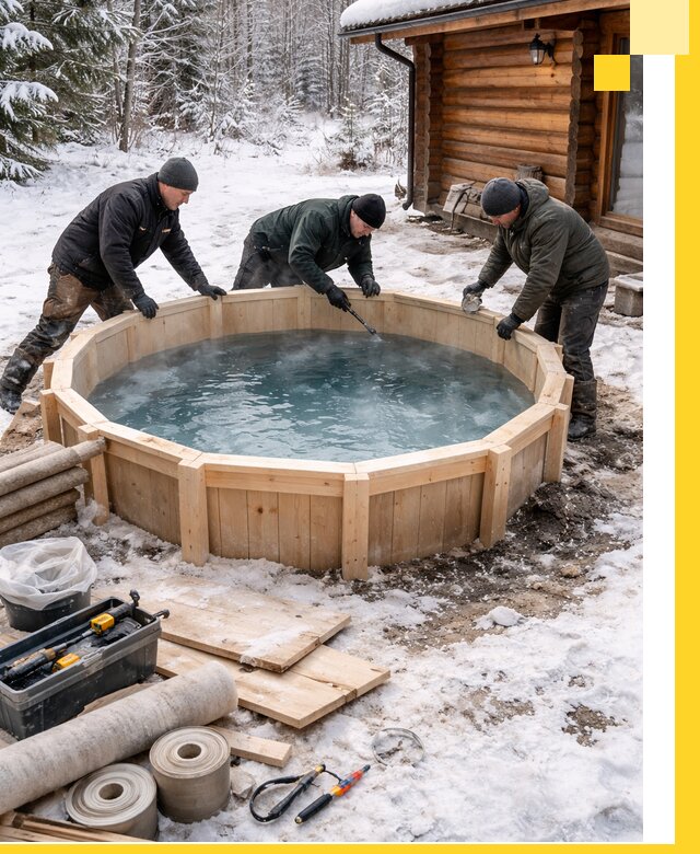 Изготовление и установка ледяных купелей под ключ в Камне-на-Оби