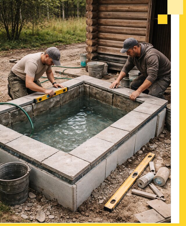 Изготовление и установка холодных купелей под ключ в Камне-на-Оби